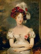 Portrait of Princess Caroline Ferdinande of Bourbon-Two Sicilies, Duchess of Berry. Thomas